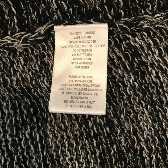 Joie Sona Linen Blend Fringe Hem Cardigan - Picture 6 of 6